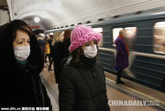 俄罗斯猪流感肆虐致107人死亡 医用口罩脱销3